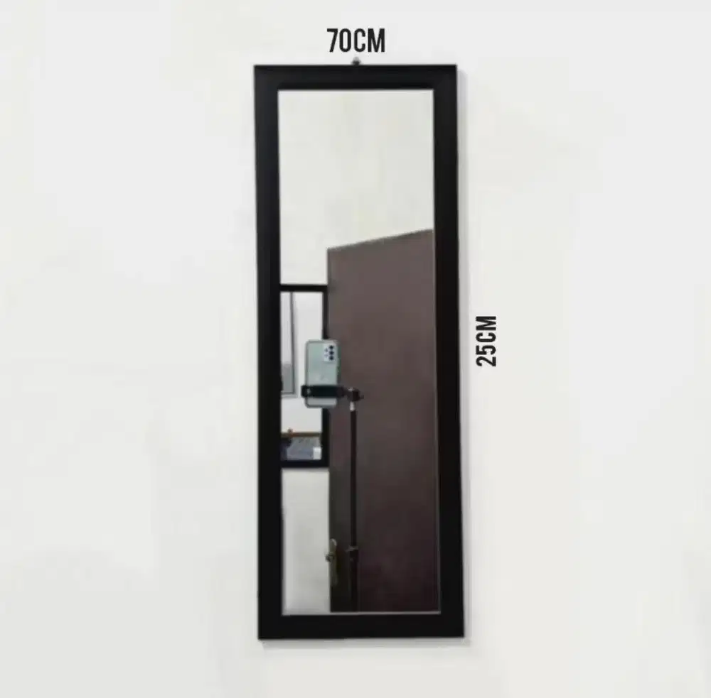 Cermin aestetic warna putih bagus