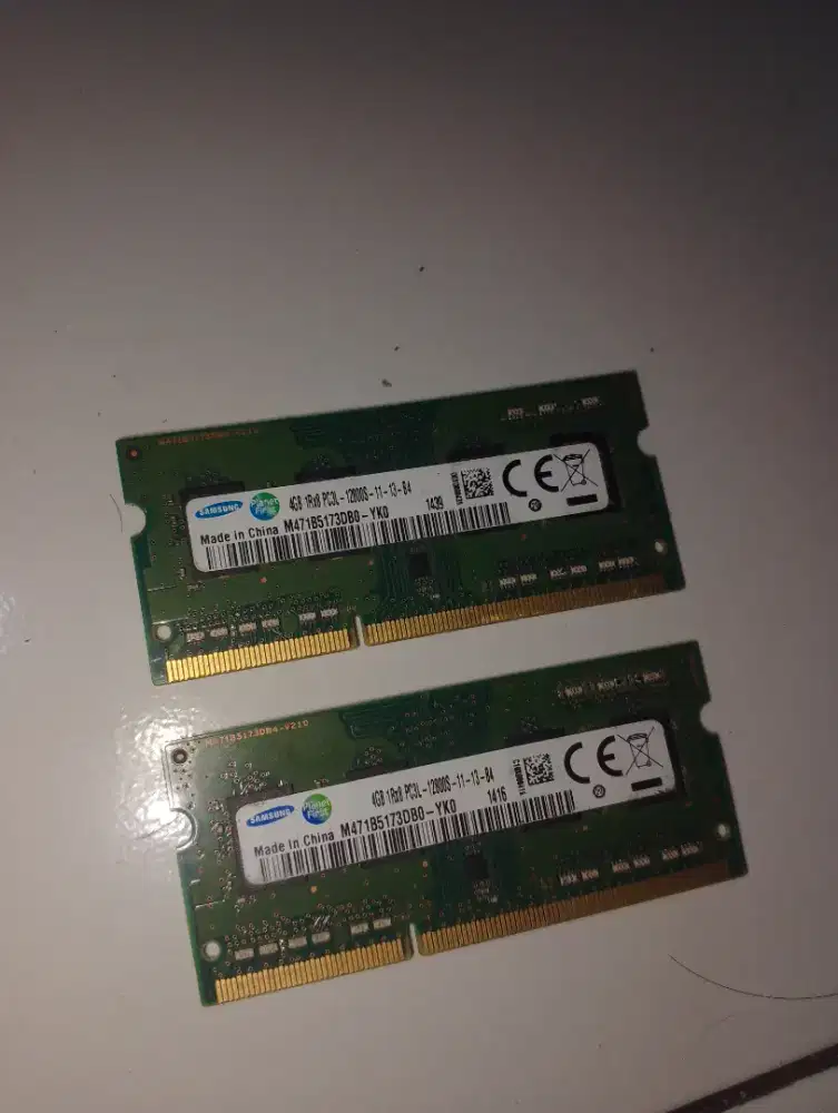 Ram memori laptop 4gb ddr3L