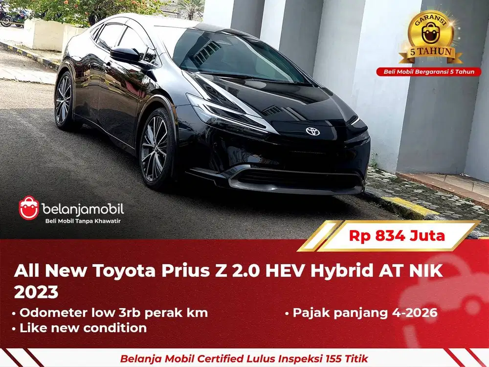 [ ODO ANTIK 3RB ] All New Toyota Prius Z 2.0 HEV Hybrid AT 2023/2024