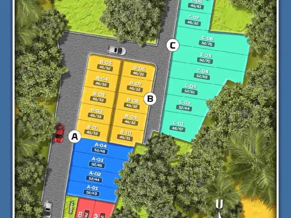 Rumah 2 lantai dekat angkot dan pusat perbelanjaan