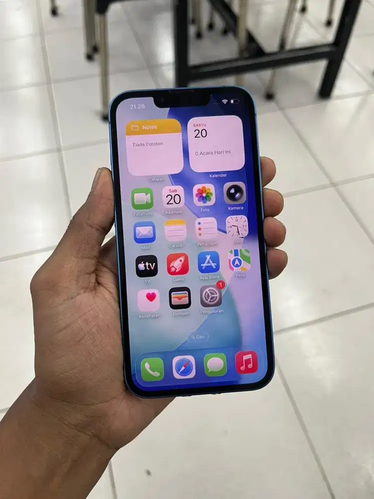 IPHONE 13 128GB BIRU IMEI TERDAFTAR BEACUKAI