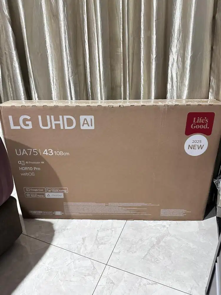 LG Smart LED TV 2025 4K UHD AI UA75 Series