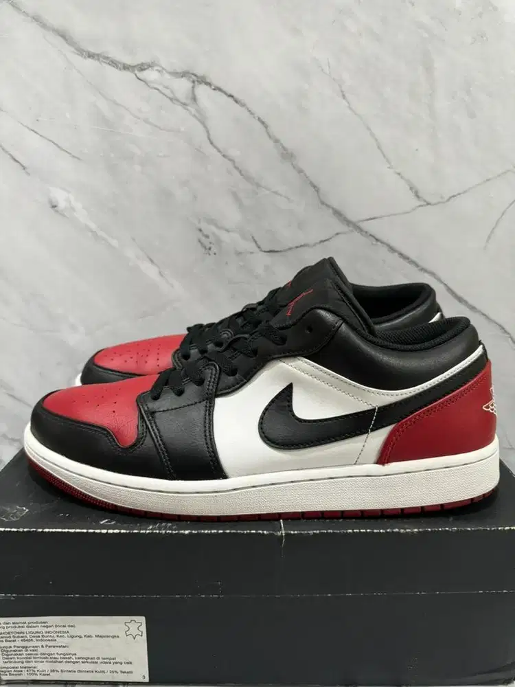 Air Jordan Low Bred Toe