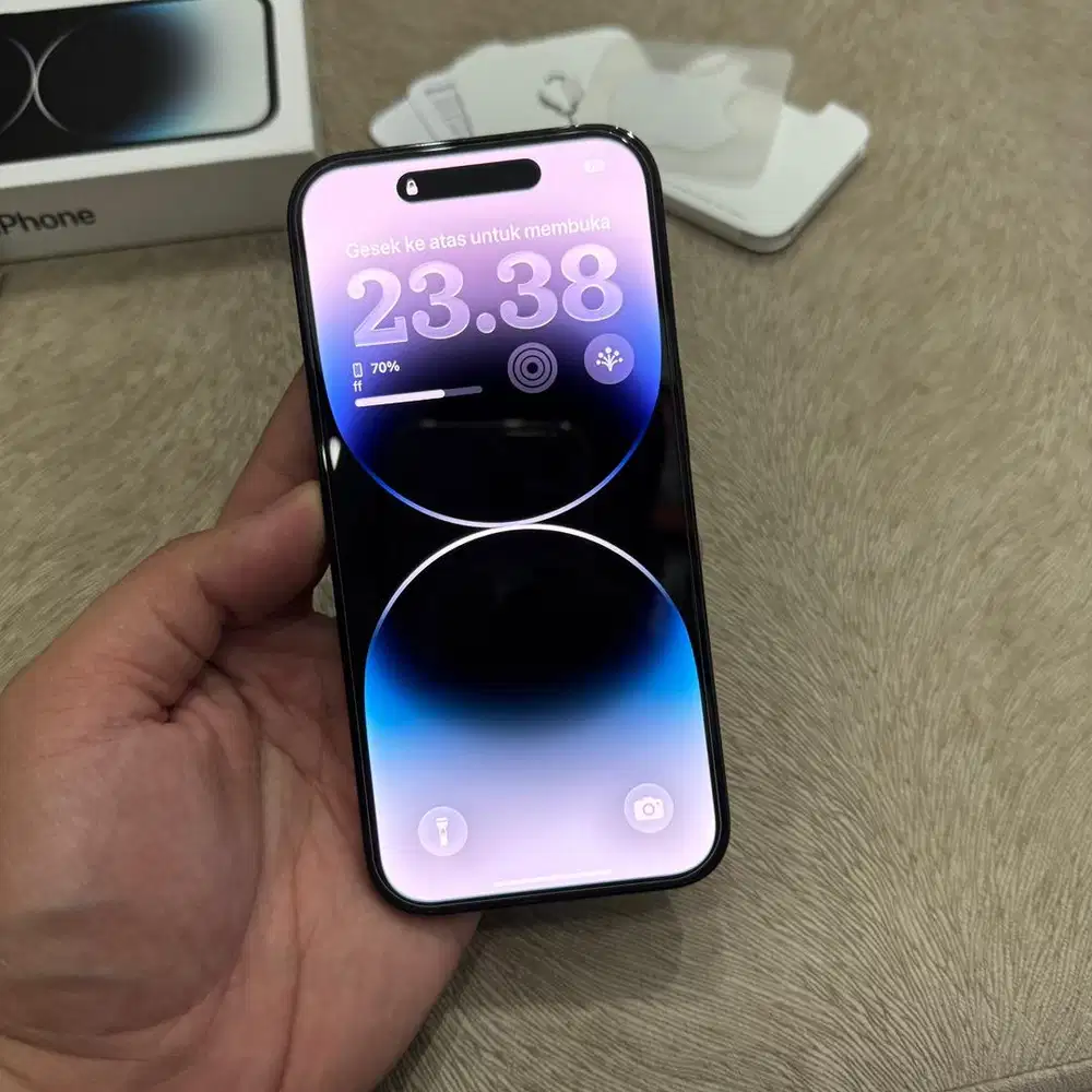 iPhone 14 Pro 128gb Space Black Mulus Ex Resmi Pakai dari baru