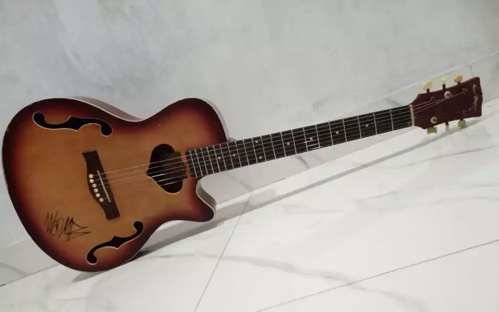 Gitar Alegro antik akustik fullsenar ceper empuk