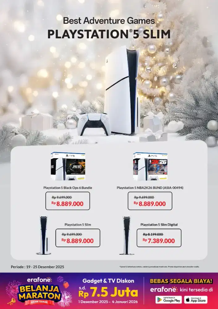 Promo Playstation 5 Sony cicilan bisa 0%