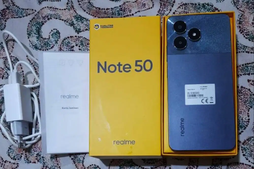 Realme not 50 belum pernah service,masih ori semua