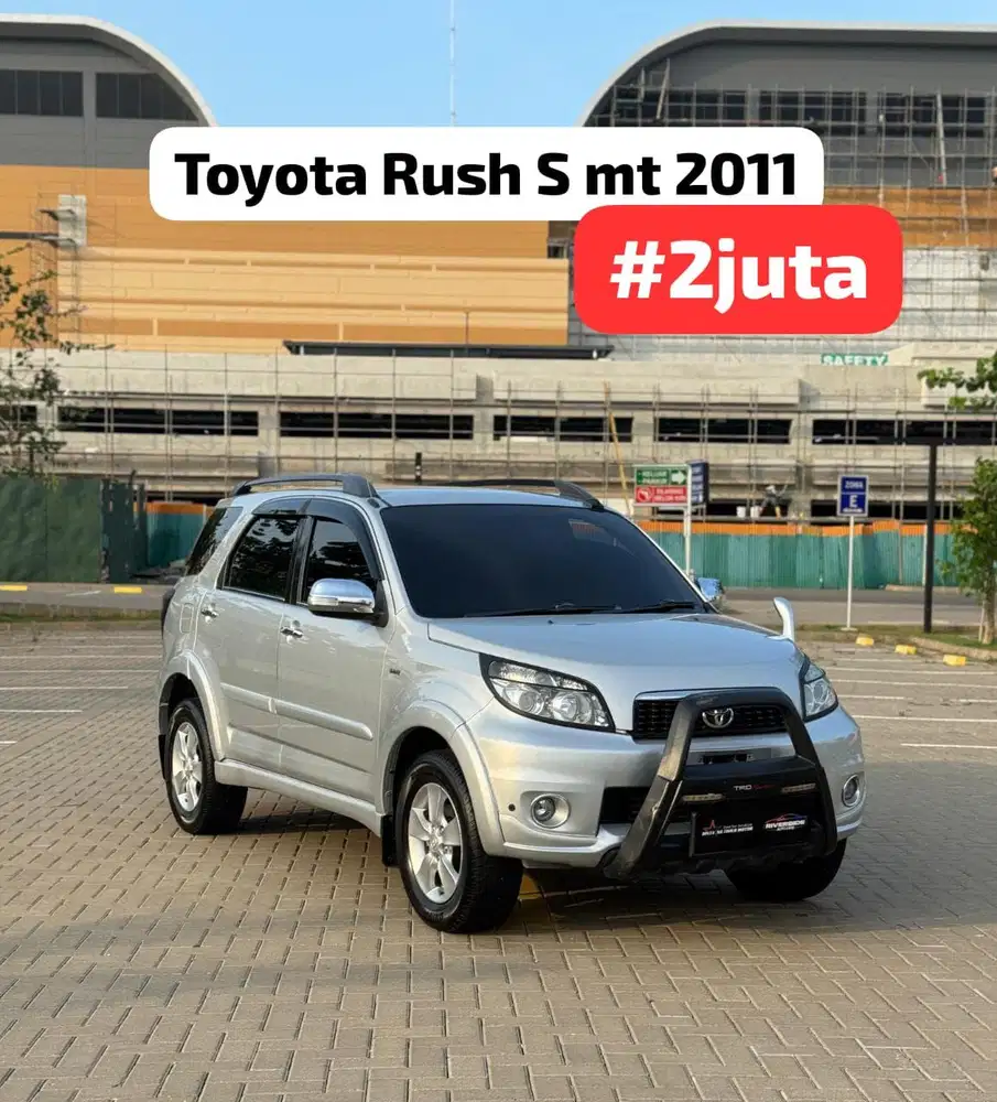 Toyota Rush S mt 2011 silver #2juta