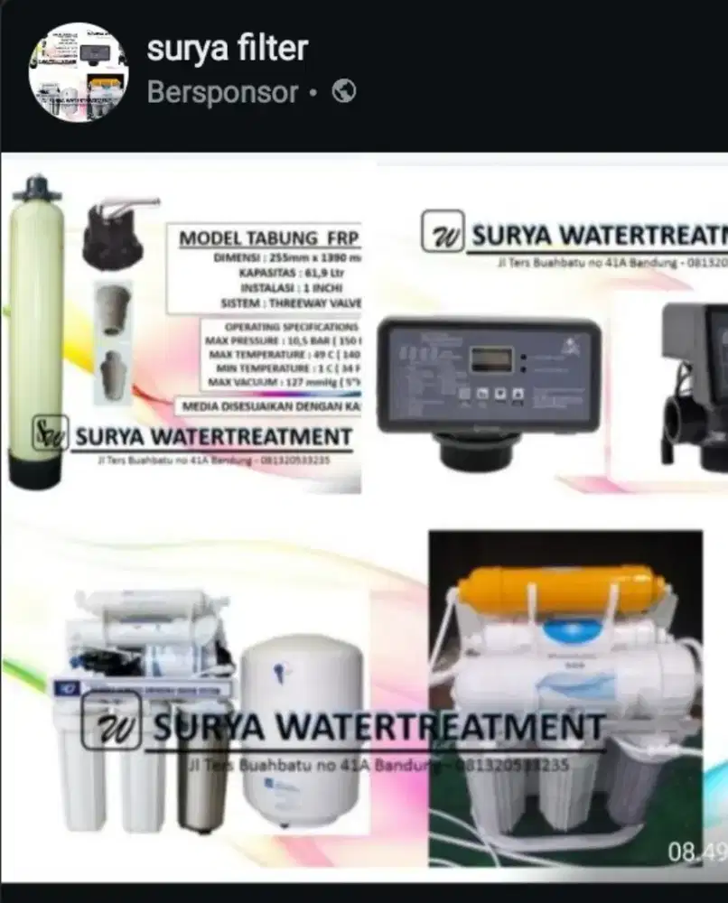 Filter Air Murah dan bergaransi