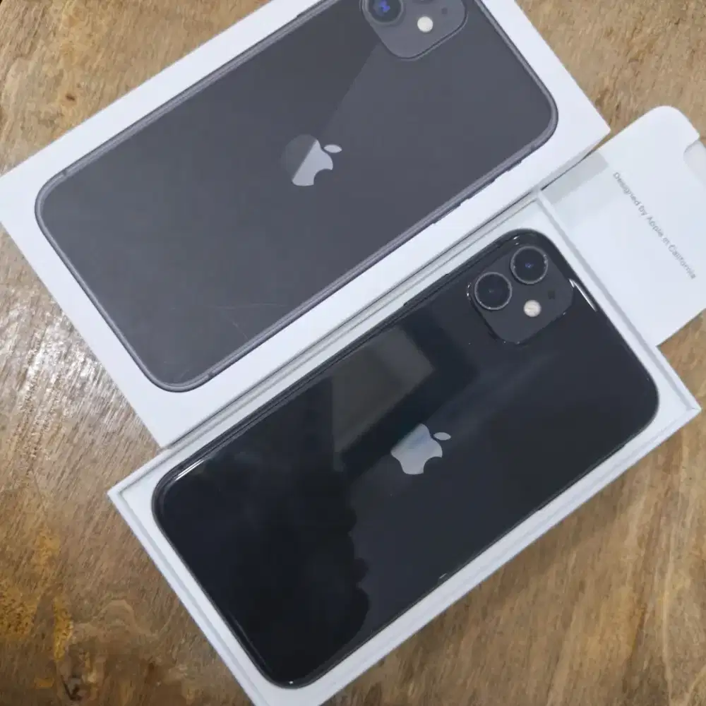 Iphone 11 Hitam 64 GB Garansi Resmi Ibox