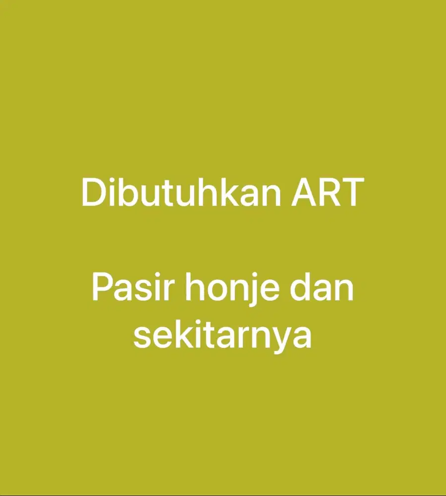 Asisten Rumah Tangga