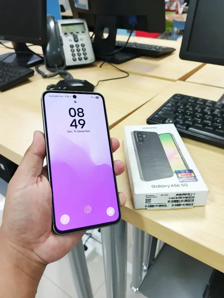 Samsung A56 5G RAM 8+8/256 Fullset ORI blm 2bulan