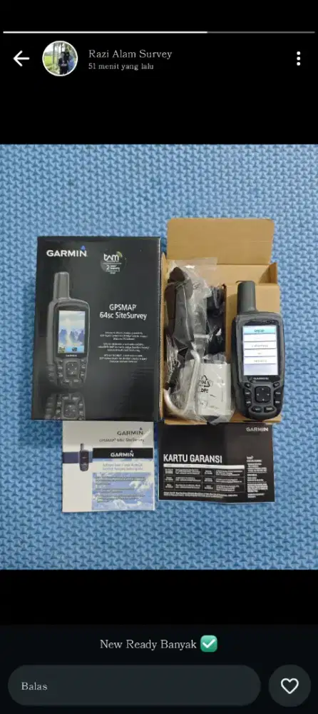 Gps Garmin Map 64sc New TAM Original Murah
