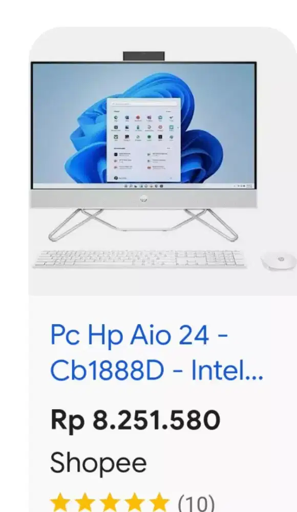 AIO PC HP 24inch BNOB