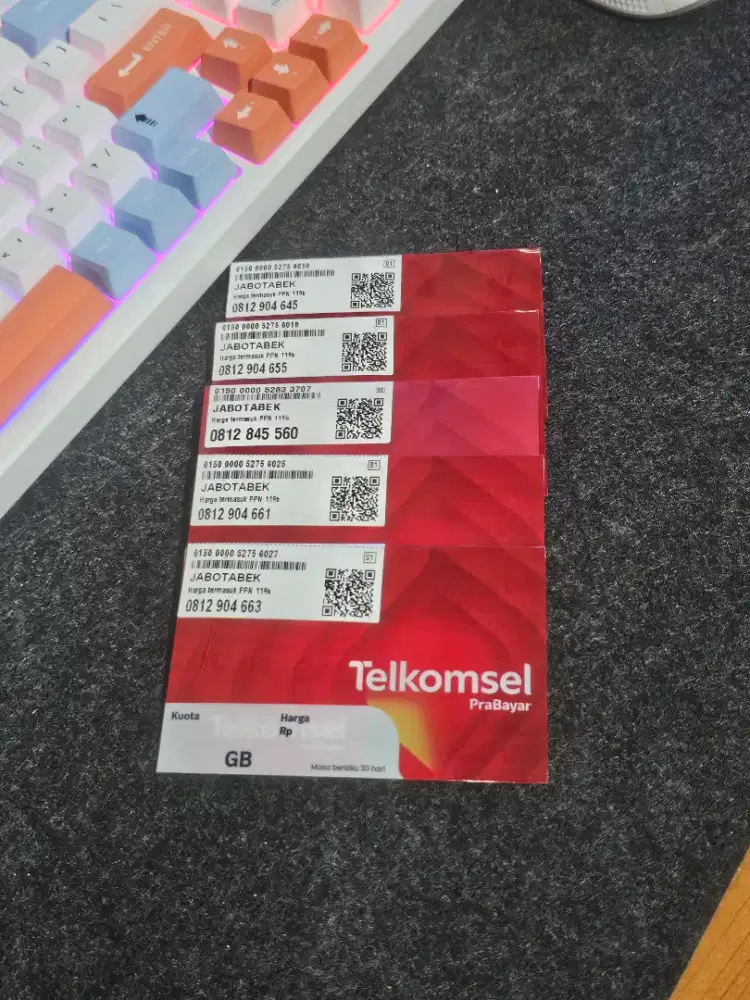 KARTU PERDANA TELKOMSEL MASA AKTIF 3THN QUOTA 260GB