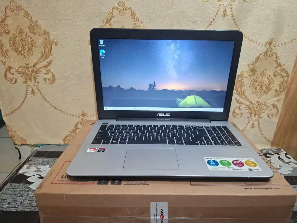LAPTOP ASUS X555BP AMD A9-9420 -4GB -1TB -Display 15.6 Inc -WEBCAM