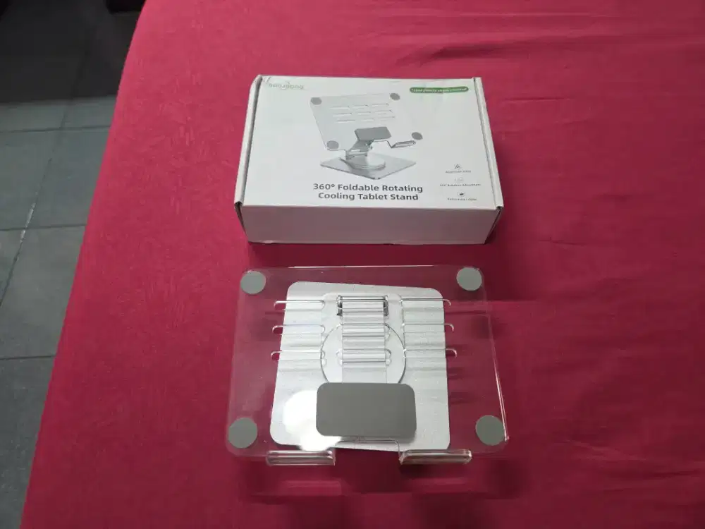 360 Foldable Rotating Cooling Tablet Stand