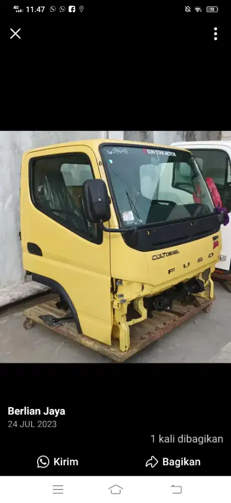 Kabin canter ori copotan