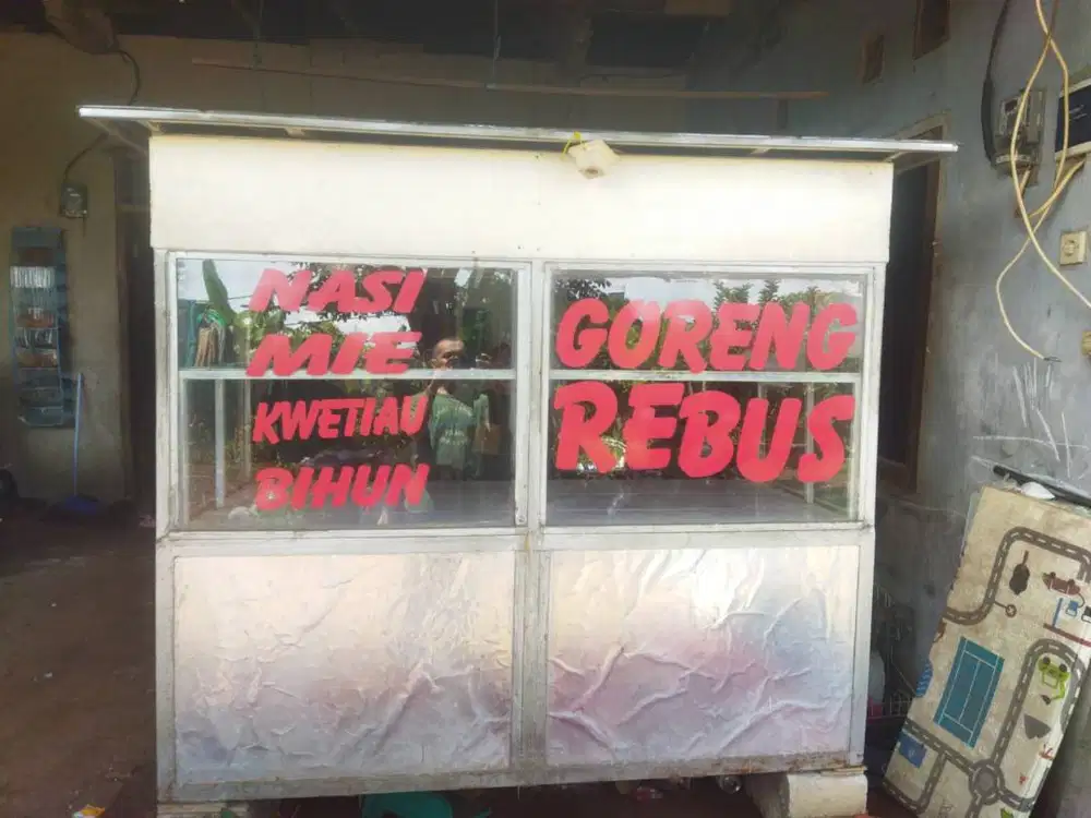 Di jual grobak nasgor