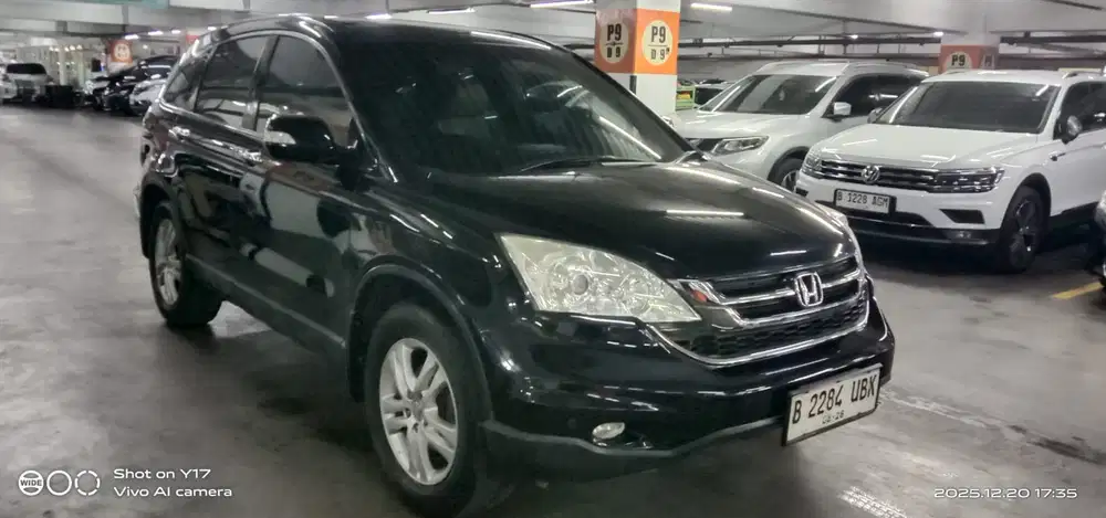 Honda CRV 2.4 Hitam 2010 Pajak Panjang Low KM Mulus Sekali Tdp 7Jt