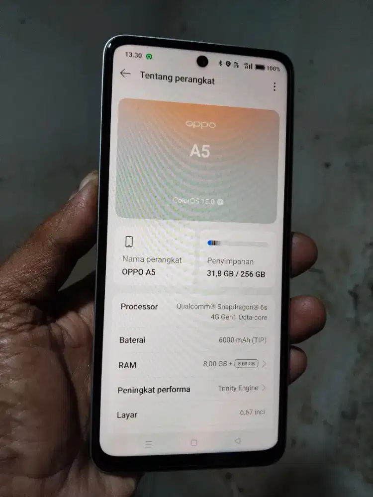 Oppo A5 2025 8/256 Mulus