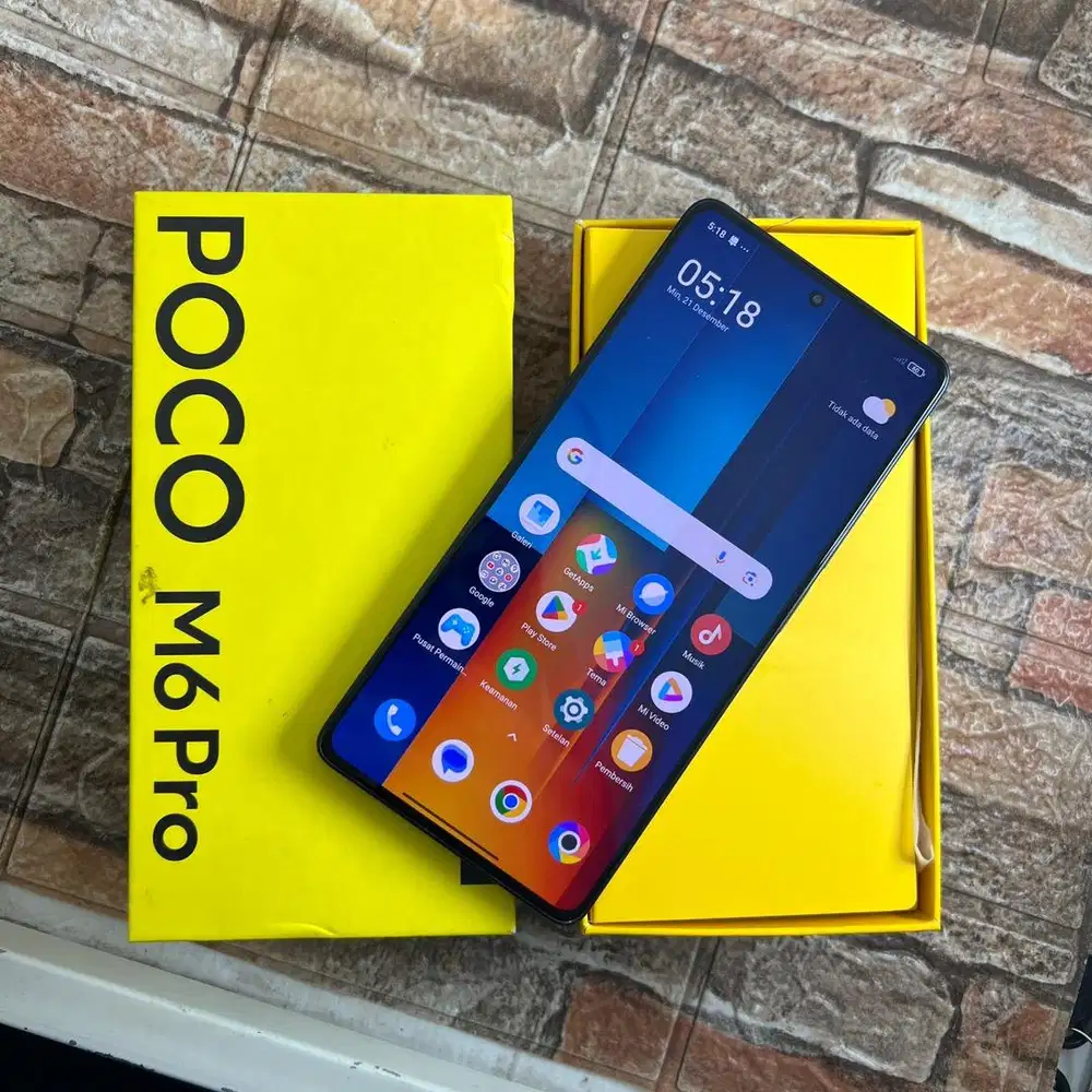 Xiaomi poco M6 pro ram 8/256 GB Lengkap