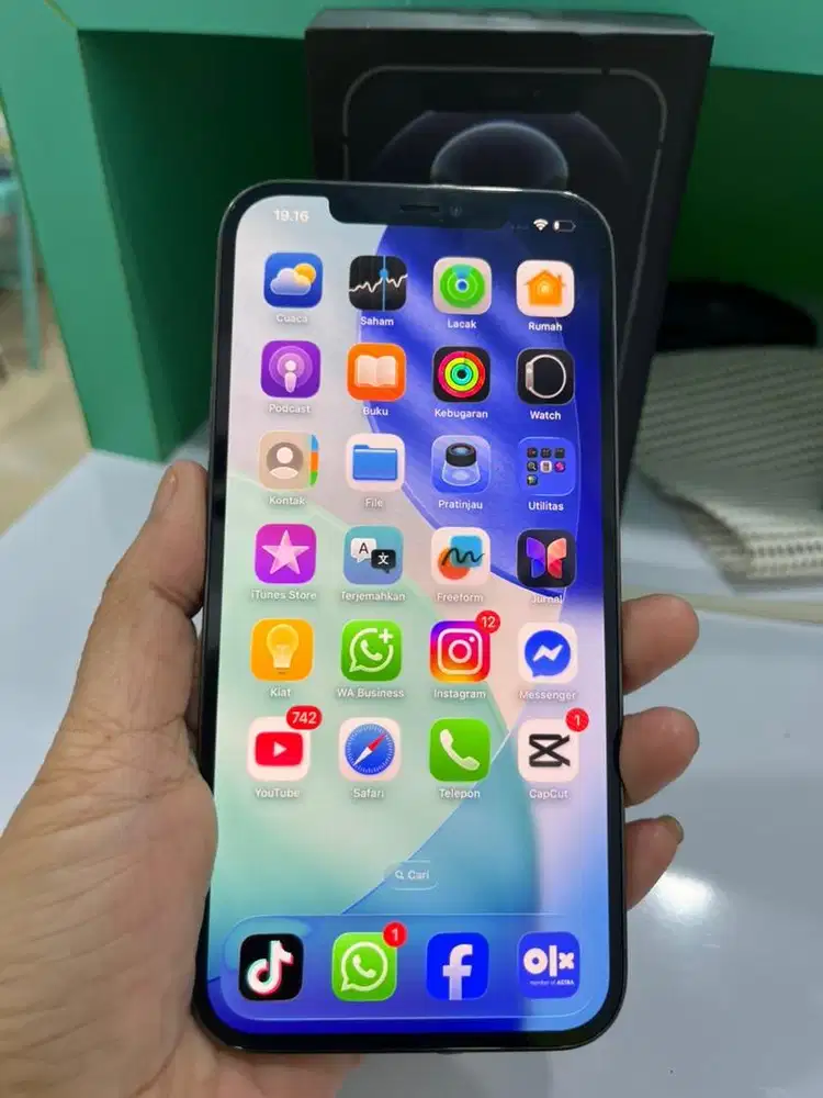 JUAL CEPAT IPHONE 12 PROMAX 128GB ALL OPERATOR BH 97 NO MINUS