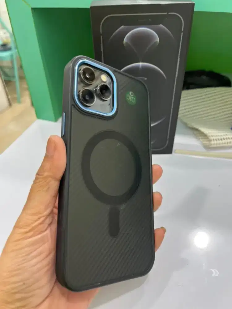 JUAL CEPAT IPHONE 12 PROMAX 128GB ALL OPERATOR BH 95% GREY