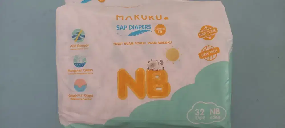 Jual SAP DIAPERS MAKUKU NB