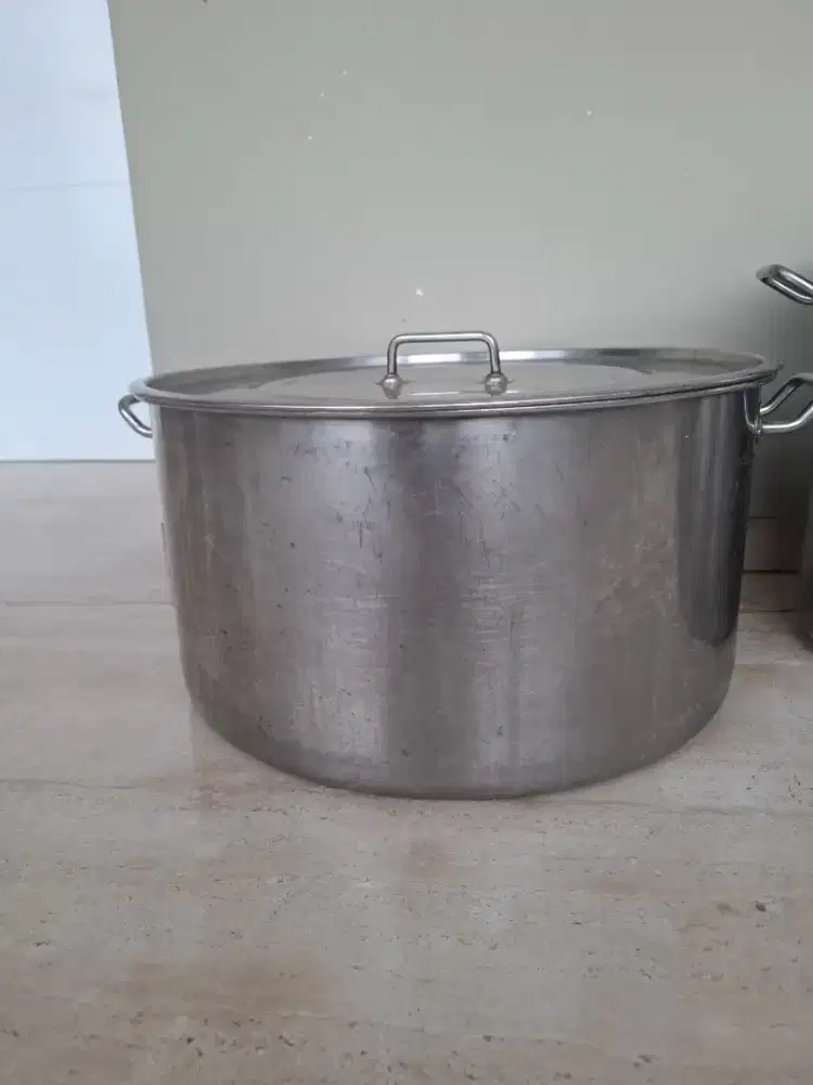 Panci stainless bekas catering