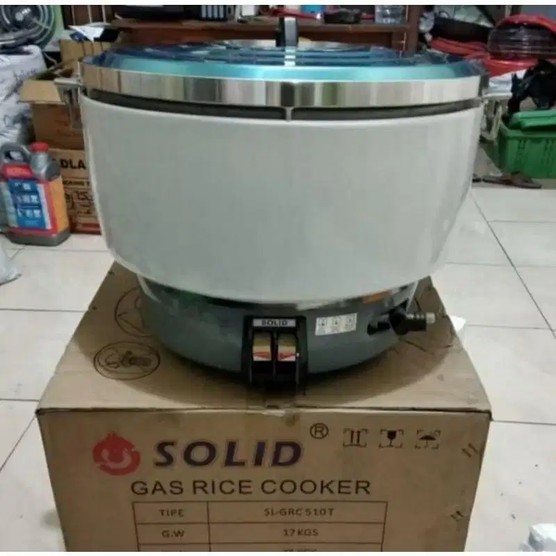 Rice cooker gas 10 Liter merk Solid