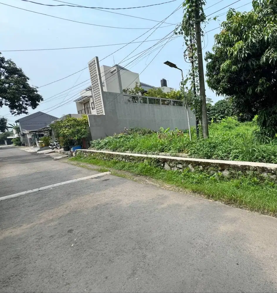 jual tanah kavling strategis lebar cocok untuk bangun rumah mewah