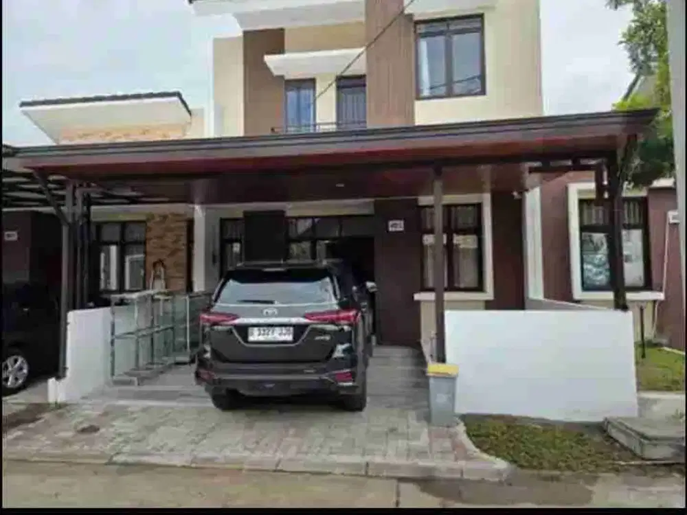 Disewakan rumah full furnished 2 lantai kawasan cluster citra raya Tangerang