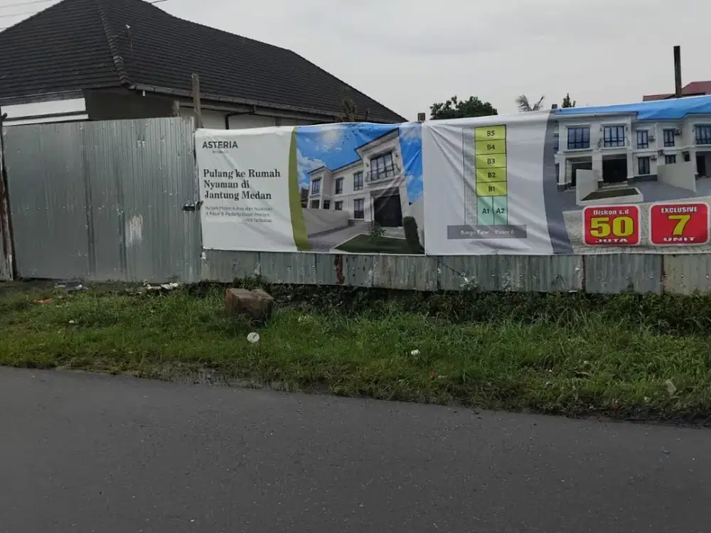 CLuster Strategis Pinggir Jalan di Bunga Ester Padang Bulan Medan Selayang