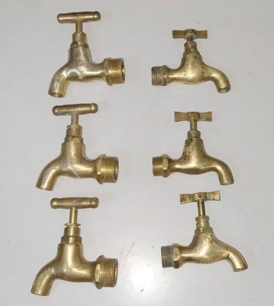 Kran kuningan model classic 1/2 dan 3/4