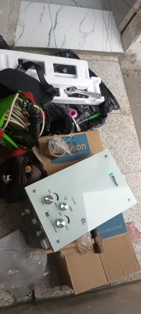 Water heater gas satu set