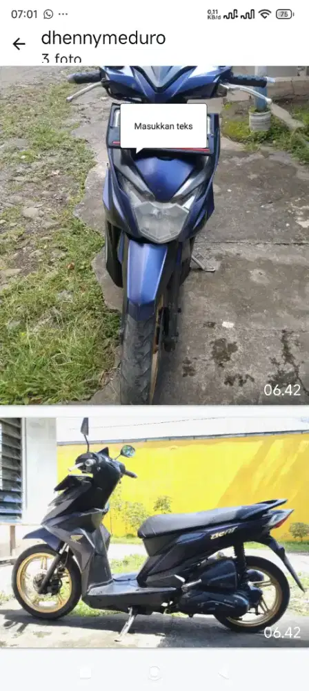 Beat ecco 2018 minus bpkb