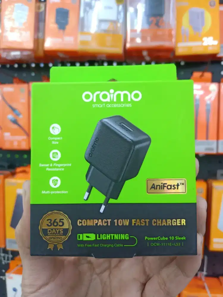 TRAVEL CHARGER LIGHTNING ORAIMO OCW-1111E+L53