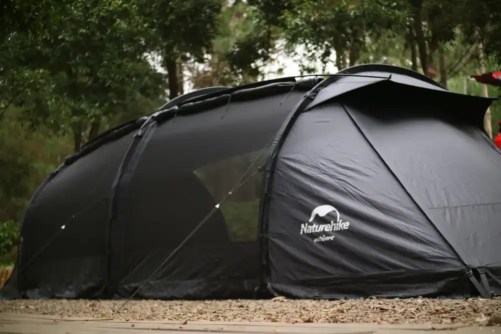 Tenda Camping Naturehike Aries Alpha Tunnel Black Rare