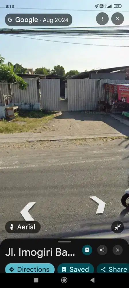 Jual tanah 1.338m² cocok untuk ruko dan gudang