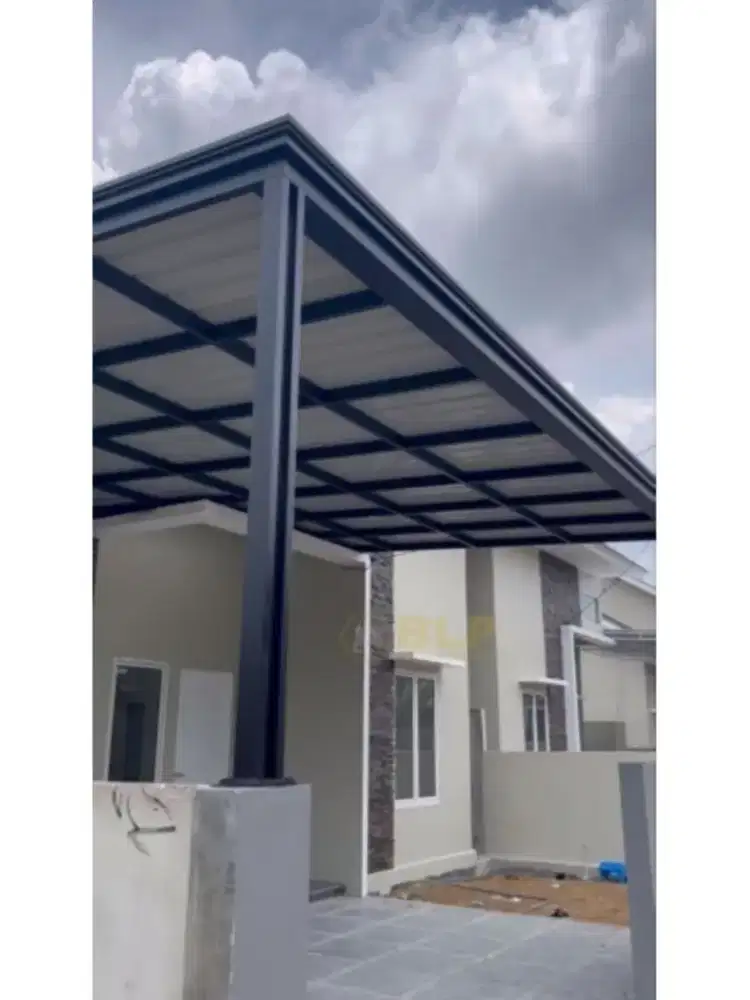 0017 kanopi atap upvc alderon twinwall double layer