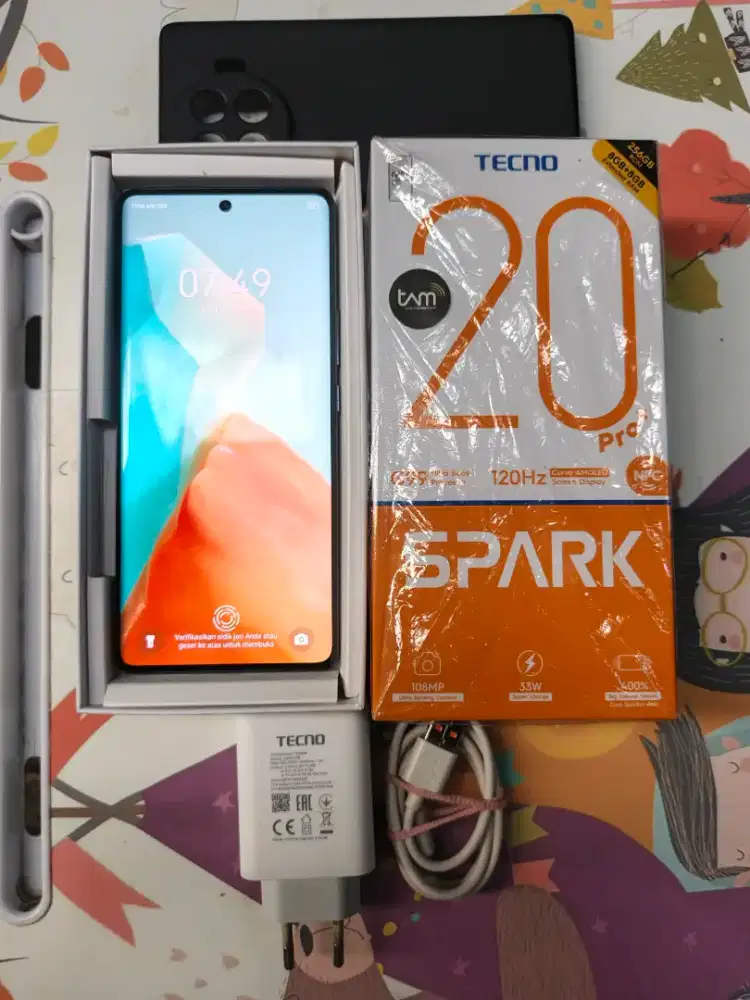 Techno Spark 20 Pro+ 8/256 Lengkap