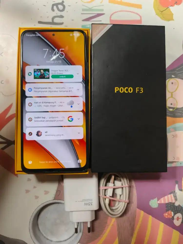 Poco F3 5G 8/256 Lengkap Orian