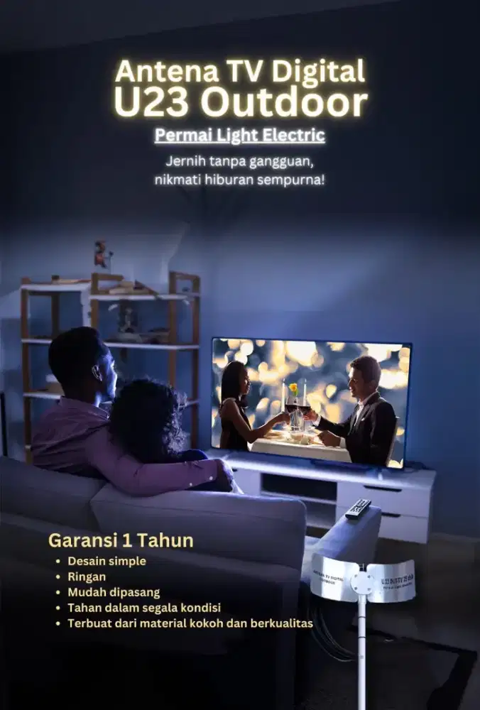 Antena TV digital anti ganguan sinyal