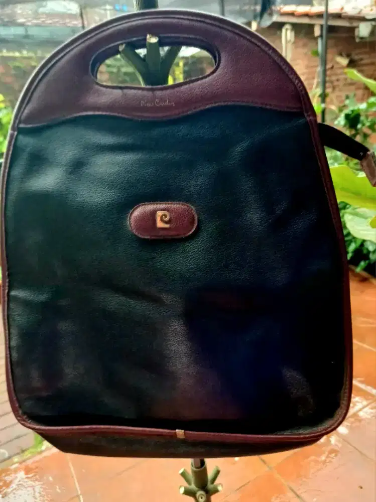 Tas PIERRE CARDIN Vintage Original Big Size Kulit Lembut