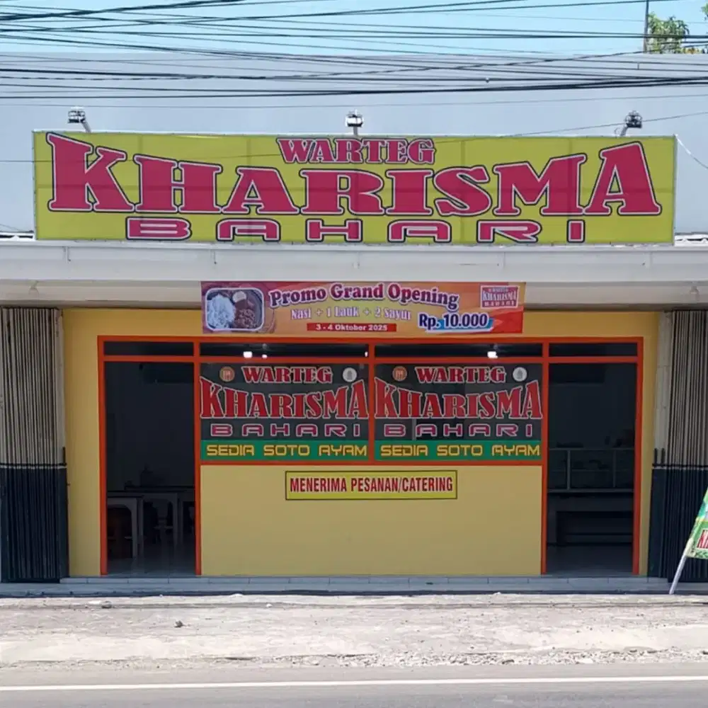 Murah !! Take Over kemitraan Warteg Kharisma Bahari
