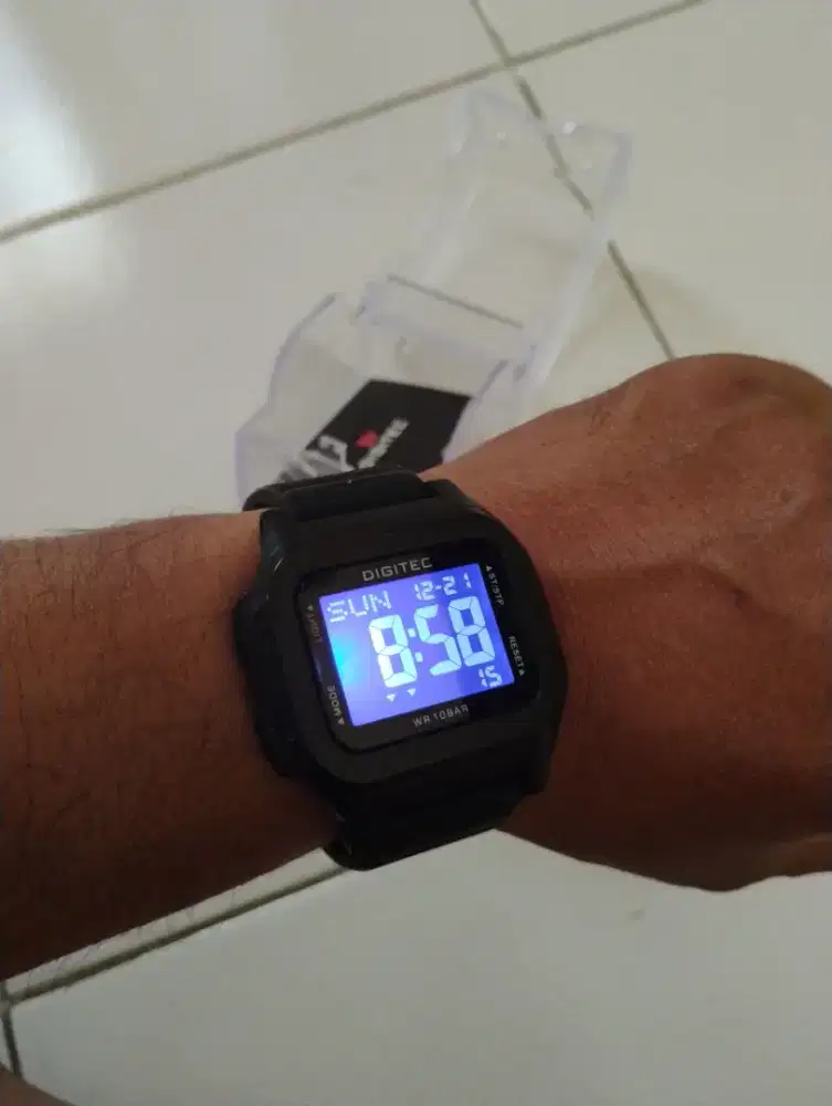 Dijual Jam Tangan Original Digitec  DG-5207T Black Kondisi Mulus