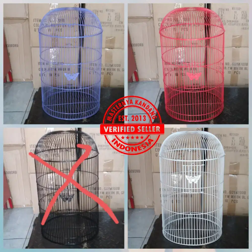 DIJUAL BORONGAN 8 RAM SANGKAR LOVEBIRD MERK BOOM EMBLEM KUPU