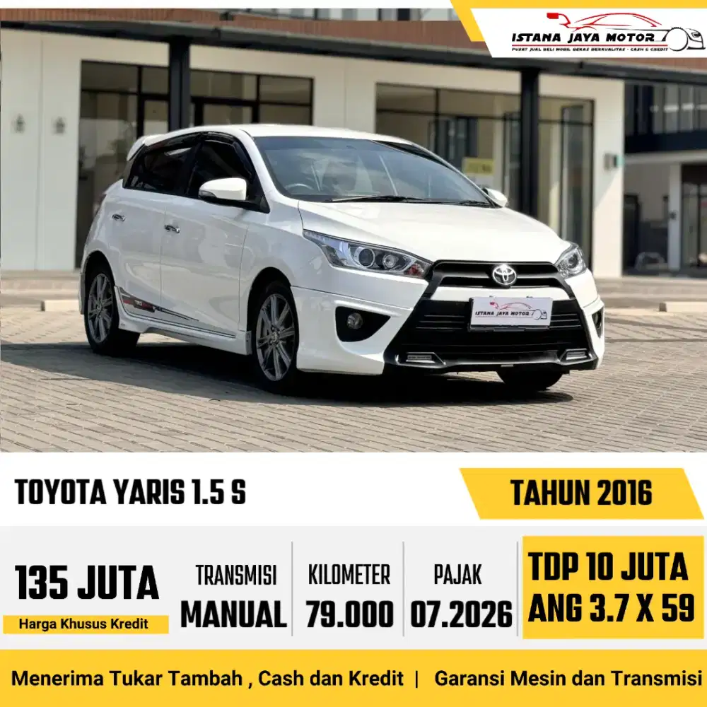 TOYOTA YARIS 1.5 S MT 2016