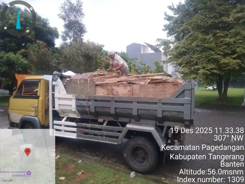 Jasa buang puing proyek